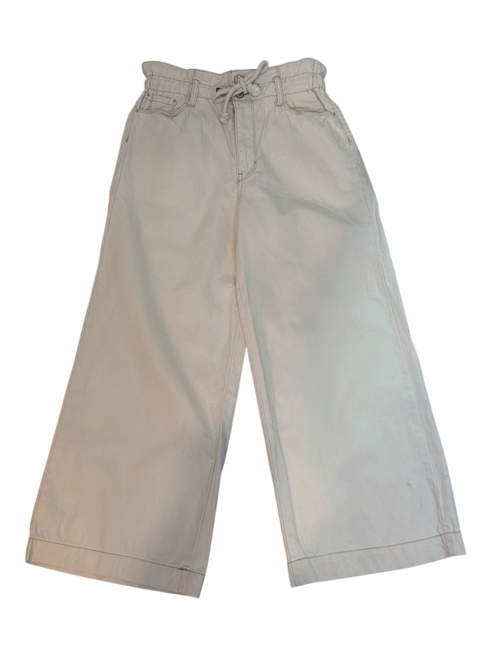 Kensie Ecru Women’s Drawstring Waist Jeans - Size 4